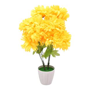 清明节仿真菊花花束上坟塑料绢花祭祀殡葬用品墓地扫墓花摆放假花