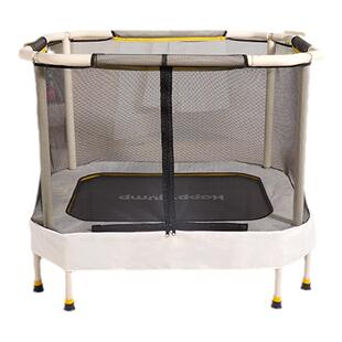 德国嗨跳乳胶蹦蹦床儿童家用室内带护网小户型四角方形可折叠跳床