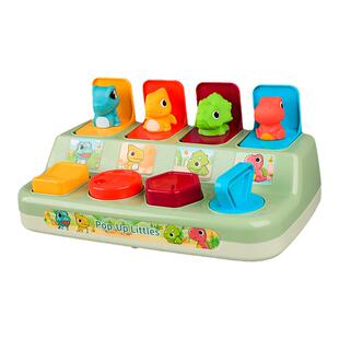 躲猫猫弹出式玩具开关盒按键盒宝藏吃惊盒宝宝智力推动1一3岁玩具