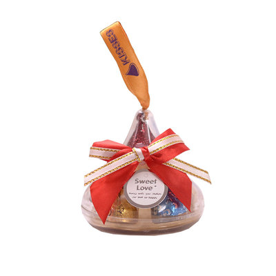 好时喜糖盒成品含糖kisses巧克力结婚喜庆满月创意婚礼糖果小礼盒