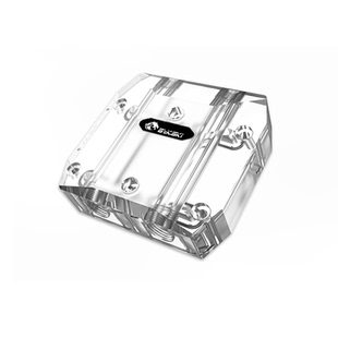 Bykski分体水冷显卡桥接模块透明 连装多块显卡交火SLI并联方块头