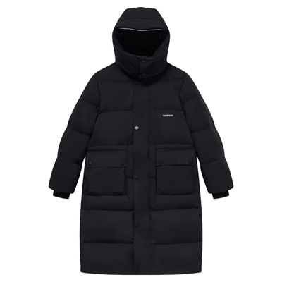 英氏长款男女童加厚鹅绒羽绒服