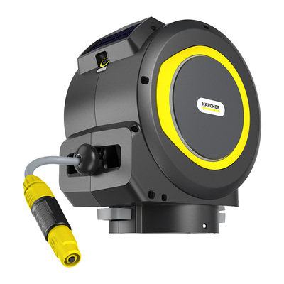 德国卡赫太阳能自动收管卷管器浇花神器水枪壁挂式水车水管收纳架