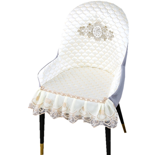 2025加厚大弧形椅子套罩万能通用保护坐垫家用座扶手欧式餐桌板凳