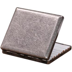 KUBOY酷宝 古银烟盒20只装便携粗支男士复古防压铜香烟盒中支刻字