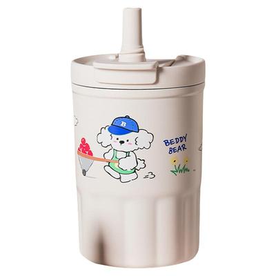 杯具熊316不锈钢+陶瓷咖啡保温杯
