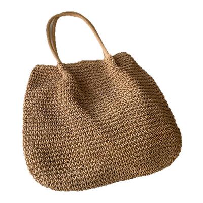 度假编织包大容量休闲单肩包