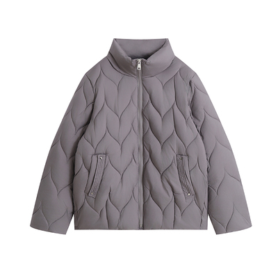 加肥加大码羽绒棉服女胖mm200斤短款宽松高端洋气连帽棉衣外套冬