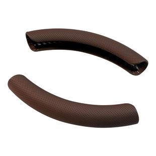 汽车方向盘套纳帕皮打孔短款四季通用型透气亲肤防滑吸汗OD型把套