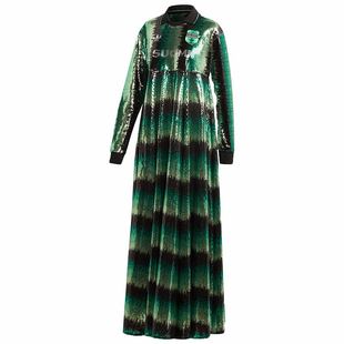 Adidas/阿迪达斯正品三叶草休闲女子时尚亮片连衣裙 FN2799