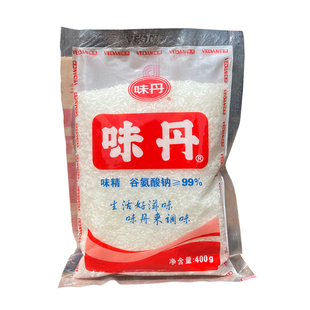 整箱福建味丹味精400g*25袋 中粗味精 无盐味精99% 餐饮火锅炒菜