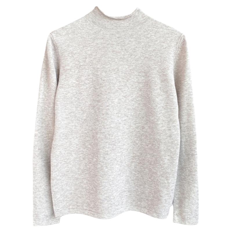 半高领打底衫女士秋冬季内搭毛衣洋气2025年新款针织加绒保暖上衣