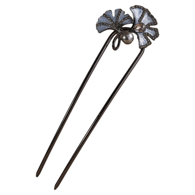 银杏叶u型国风发簪新中式