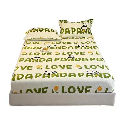 俞兆林牛奶绒秋冬季加厚床笠