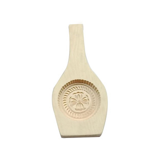 印仔粑模具 叶贴印 手工雕刻加塑料图案艾粿南瓜杏仁水晶月饼模具