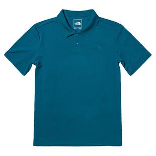 TheNorthFace北面速干短袖polo衫男夏季户外运动透气翻领t恤