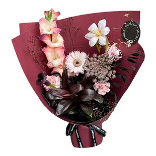 芯苼物语 新年包花纸系列婚礼红色鲜花花束手工diy花艺礼品包装纸