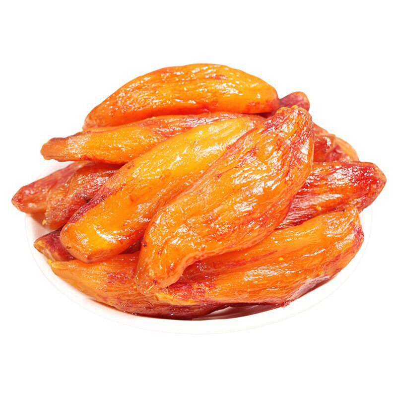 农家倒蒸香薯干带皮红薯干紫薯番