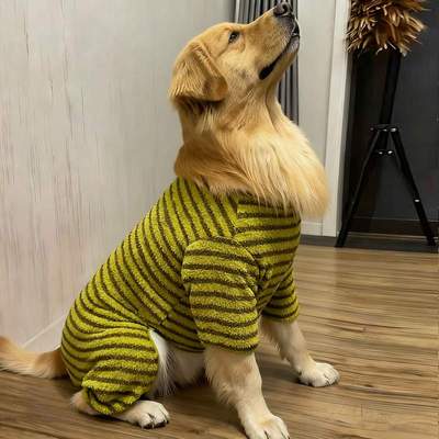 金毛衣服冬季保暖大狗狗阿拉斯加萨摩耶拉布拉多宠物四脚衣大型犬