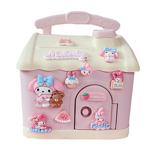 存钱罐女孩高颜值储蓄罐防摔可爱草莓熊摆件幼儿园六一儿童节礼物