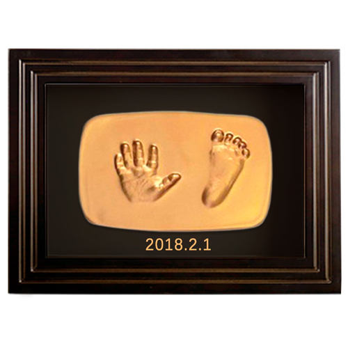 宝宝手足印泥手脚印胎毛纪念品胎发制作新生婴儿百天周岁礼物纪念