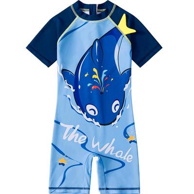 羽克男童连体速干泳装