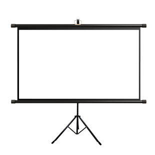 投影幕布家用100寸幕布支架杆落地投影仪幕布免打孔支架幕落地户外移动高清简易投影屏幕
