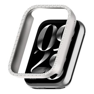 适用于小米手环9pro保护壳表带仿钻镂空半包表壳xiaomi8pro全包保护套壳膜一体防摔耐磨钢化膜运动9pro配件