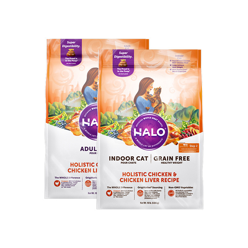 Halo自然光环全价进口幼猫成猫粮