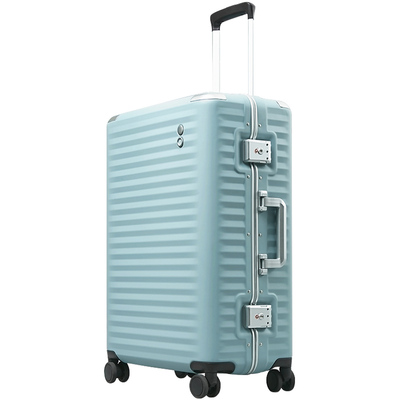 女铝框拉杆箱爱可乐PC万向轮