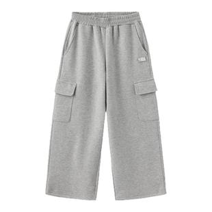 nbakids童装2025秋冬新款男女童休闲裤卫裤儿童直筒裤K253TP090P