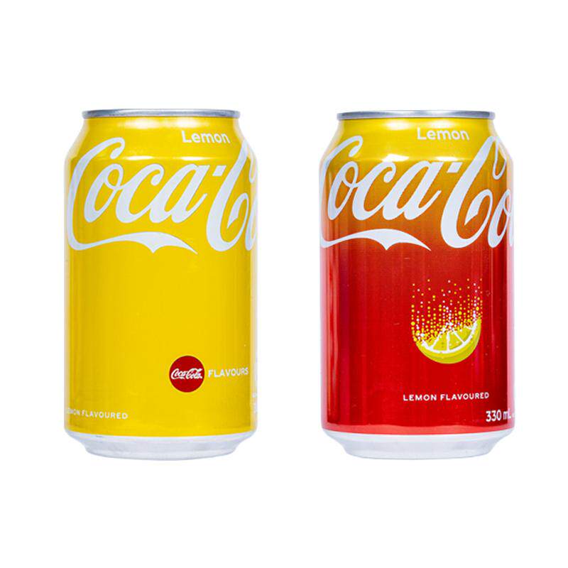 澳版现货可口可乐柠檬汽水330ml