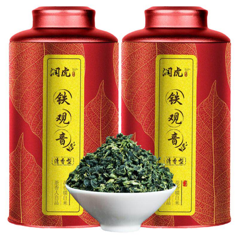乌龙茶聚茶铁观音清香型一级504g