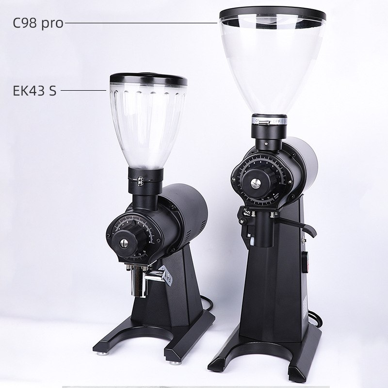 国产大魔王磨豆机c98pro铸铁平刀磨盘咖啡研磨机 手冲意式转换