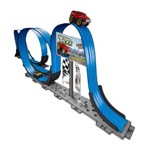 儿童磁力反重力轨道车过山车滑行磁力回力小汽车男孩赛车爬墙玩具