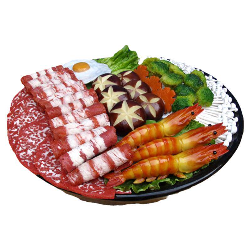 【山西御华】大型烤肉模型玻璃钢雕刻食物模型大型门头模型定做