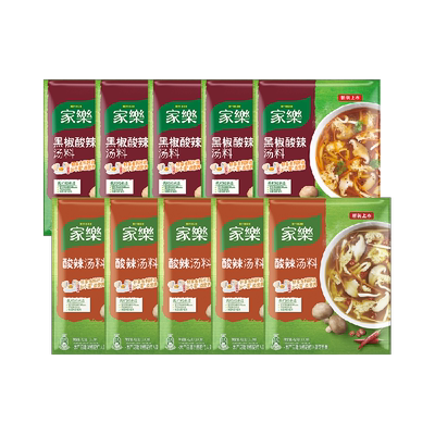 家乐酸辣汤料42g×5袋+36g×5袋