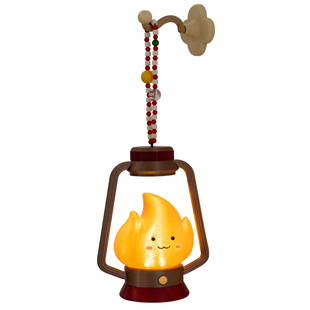 阿楹 可爱艺术新型卧室床头墙壁灯免接线客厅阳台儿童房挂件马灯