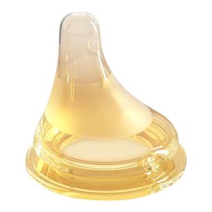 乐起奶嘴贝亲通用型宽口径仿真母乳偏心新生婴儿超软鸭嘴吸嘴实感