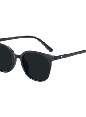 韩版茶色方框男士开车墨镜网红大脸街拍潮流情侣复古个性太阳眼镜