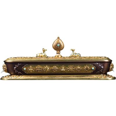 欧斯特祥麟镀金雕花卧香炉