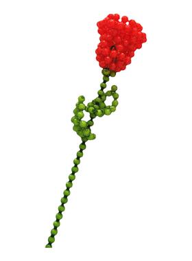 串珠玫瑰花成品节日礼物家居装饰