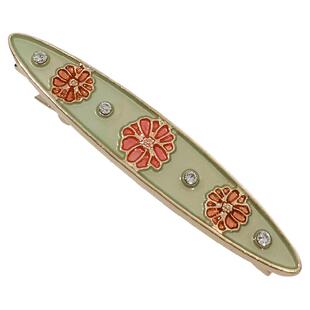 原创设计小众复古少女感彩琅小发夹精致刘海夹子侧边夹发卡甜美风