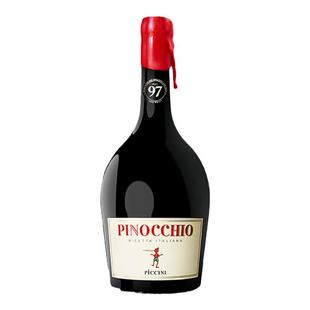 意大利进口彼奇尼木偶奇遇半甜红葡萄酒匹诺曹联名款红酒