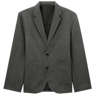 Mind Bridge男士简约通勤西装外套2026年春绒面西服复古商务上衣