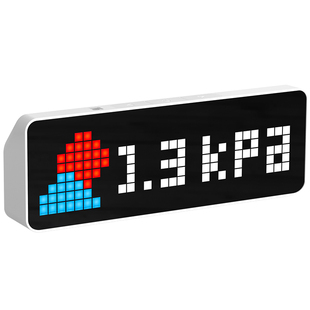 Ulanzi优篮子 TC001桌面时钟多功能像素风物联网天气预报时钟b站粉丝显示器vlog直播视频摄影配件