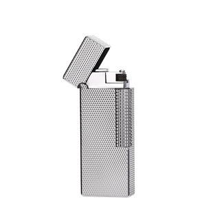 意大利Maduro打火机充气正品细纹窄版侧滑轮火机全铜男士礼物节日