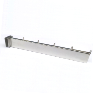 服装店5珠7珠挂钩卡1-3厘米方管货架横梁展示架挂杆挂钉前三后二