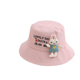 儿童渔夫帽女孩春秋季遮阳帽防晒男女童韩版出游新款宝宝春天帽子