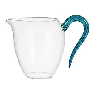 【25年新品发售】自慢堂玻璃公道杯血蜜亮片蛋盅自慢分茶器茶盅